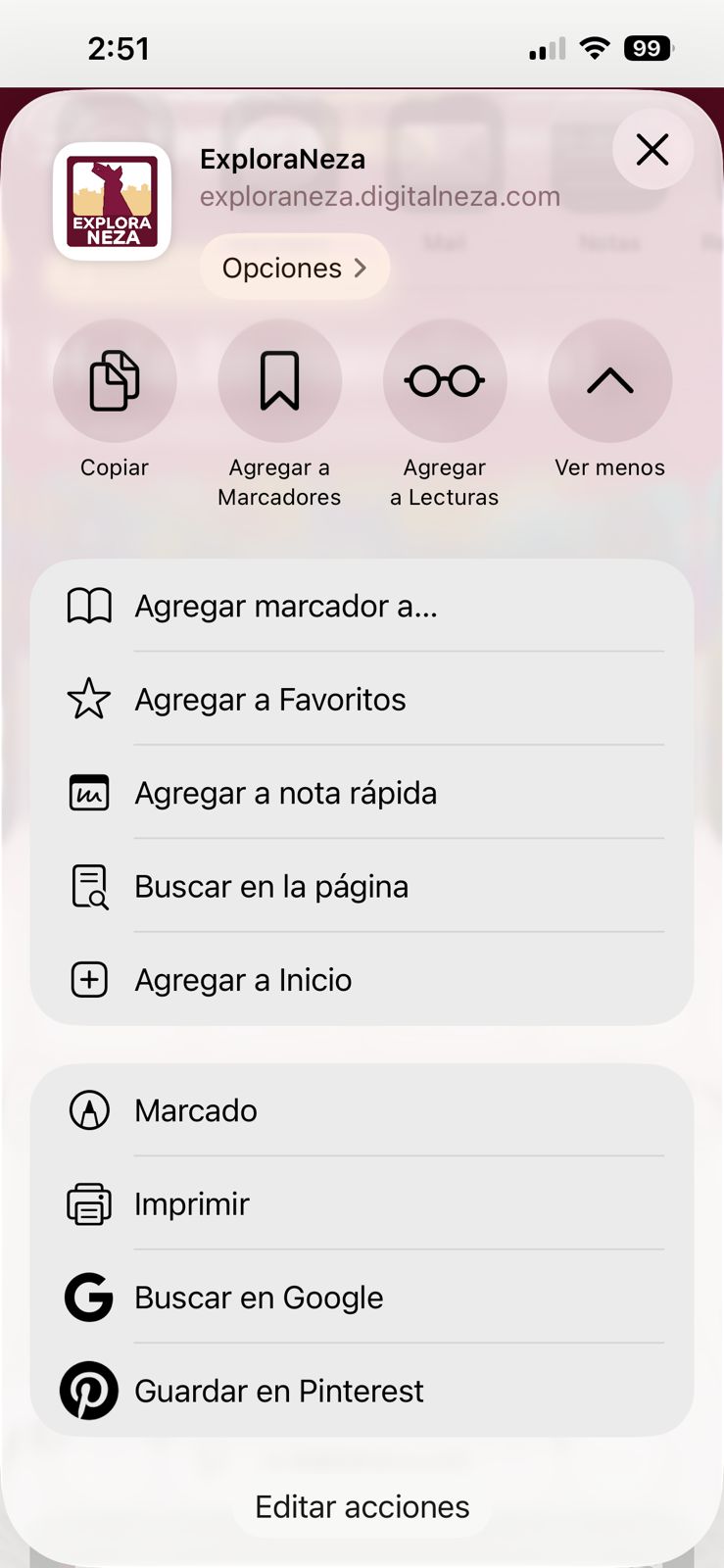 Paso 4 para instalar ExploraNeza en iPhone